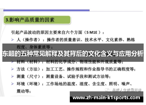 东超的五种常见解释及其背后的文化含义与应用分析